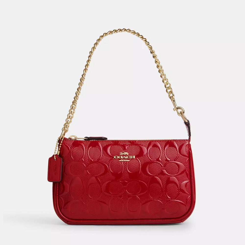Coach Nolita 19 signature patent leather